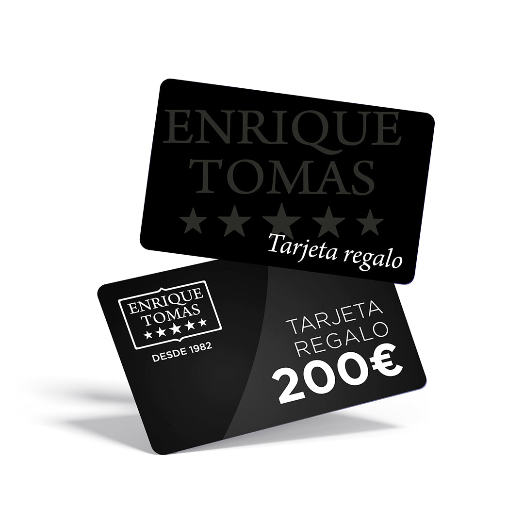 Schenke Jamón, schenke Glück – Enrique Tomás Geschenkkarte