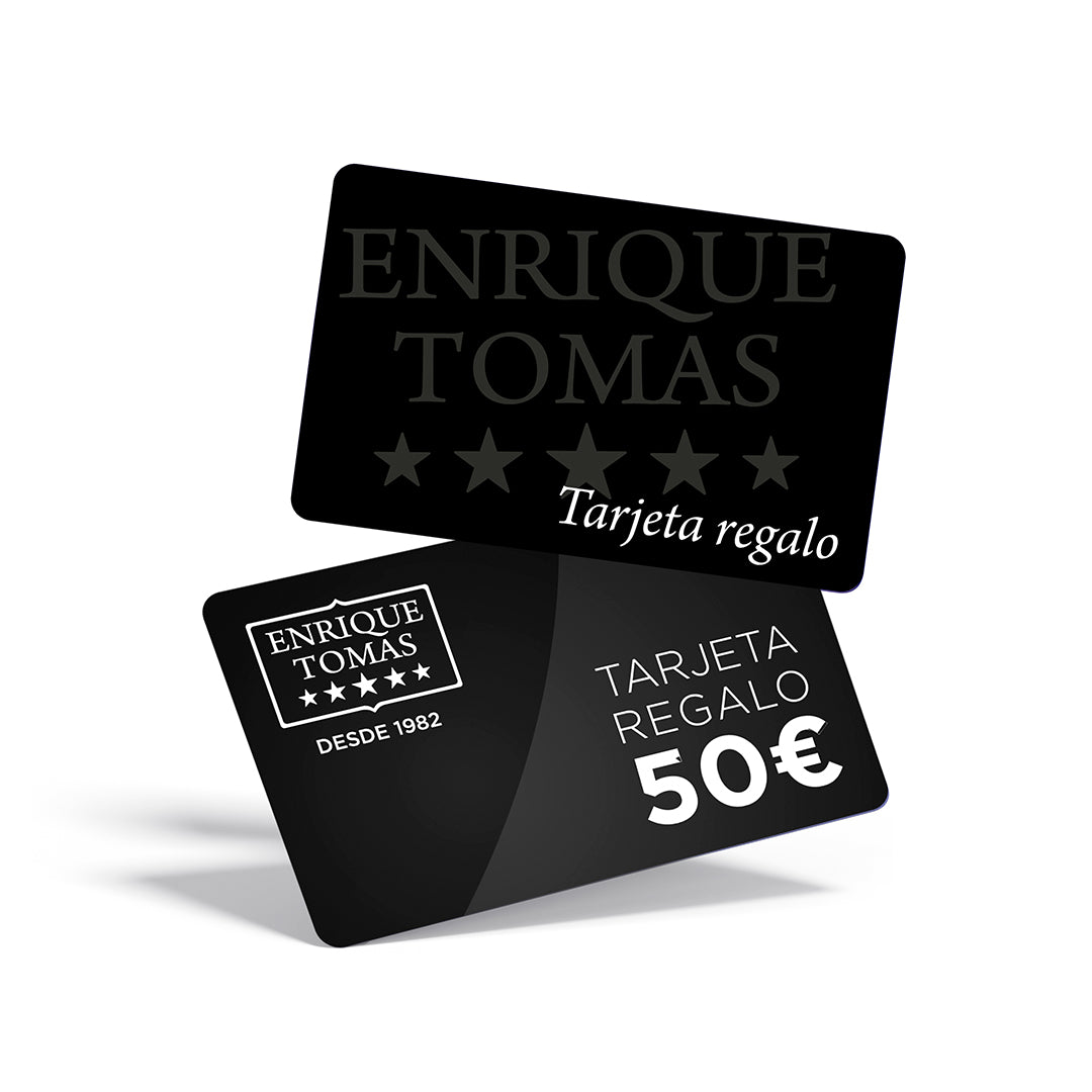 Schenke Jamón, schenke Glück – Enrique Tomás Geschenkkarte