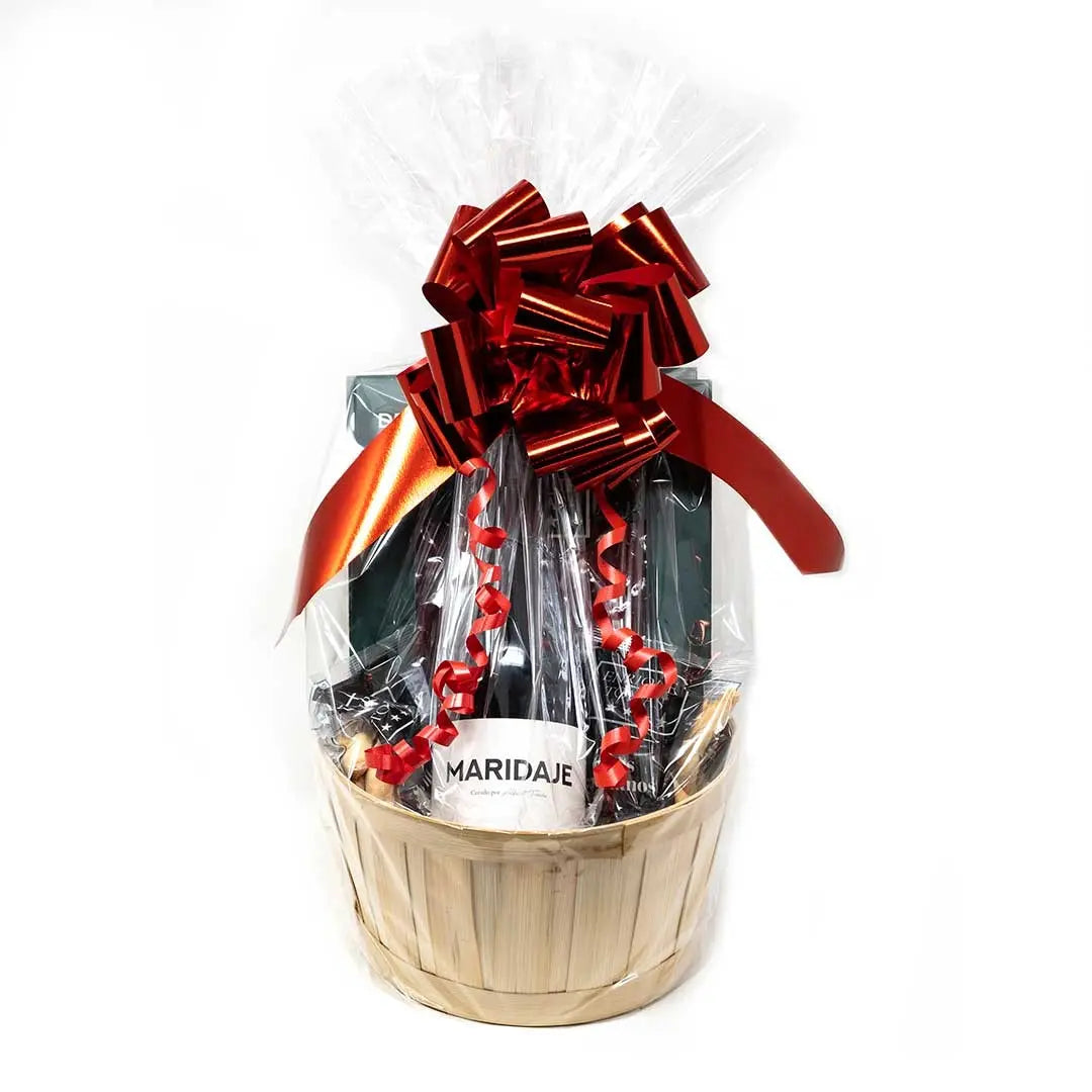 Cesta Maridaje tinto cebo de campo Comprar Jamón Ibérico de Cebo 45.00