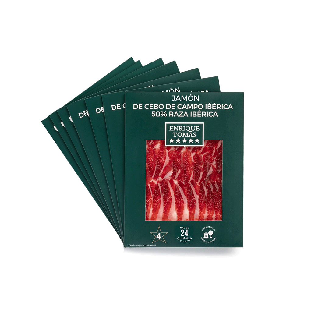 Iberian Flavor Pack – 50% Iberian Breed Free-Range Fed Ham