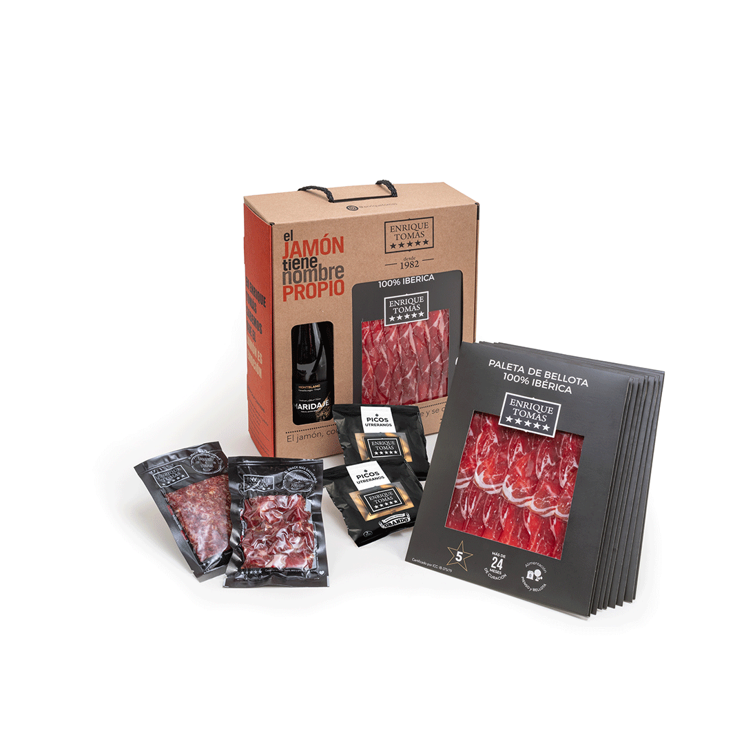 Pack paleta y vino - 5 estrellas premium