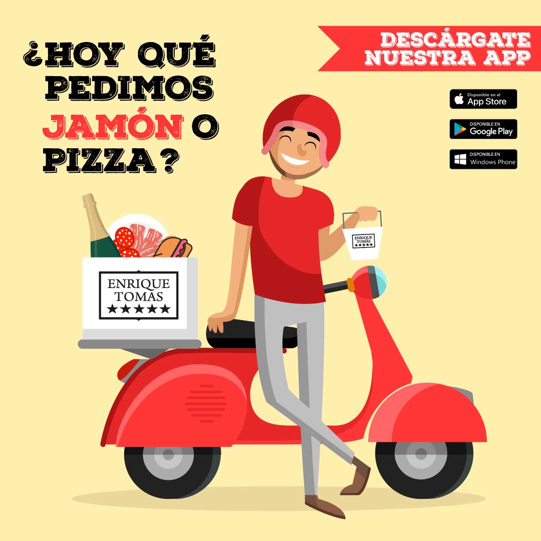 Anuncio para Jamón a domicilio