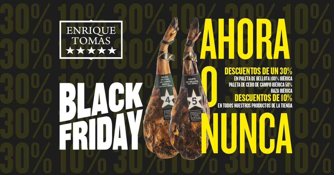 No dejes escapar el mejor Black Friday del Jamón. ¡Solo esta semana!