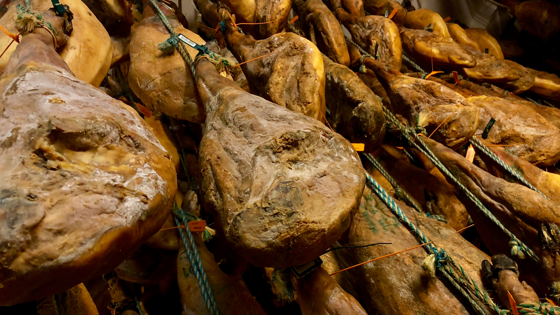 quitar la corteza del jamón