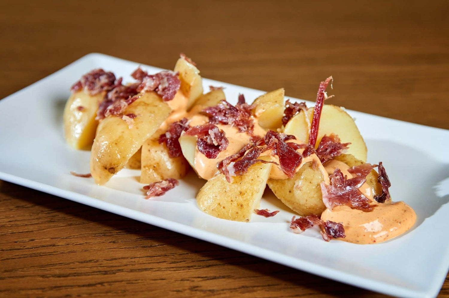 Las patatas bravas ibéricas de Enrique Tomás