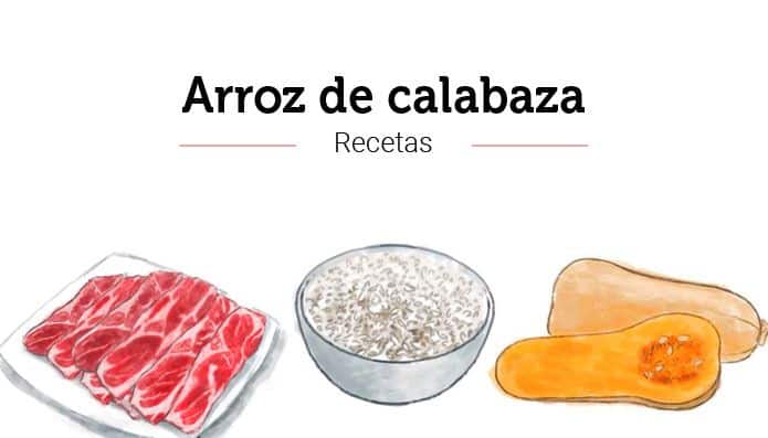 receta arroz calabaza jamon