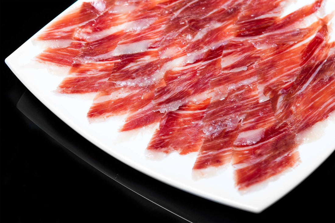 como presentar un buen plato de jamon