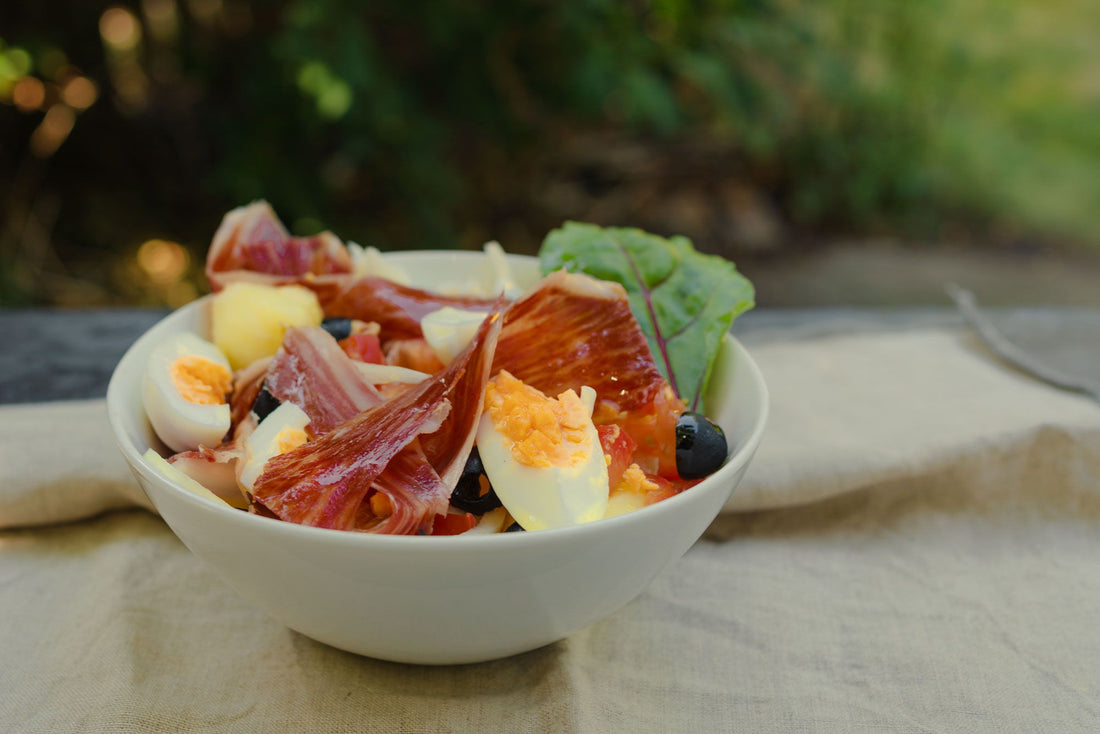 Ideas de ensaladas con jamón