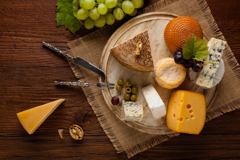 tabla de quesos para navidad