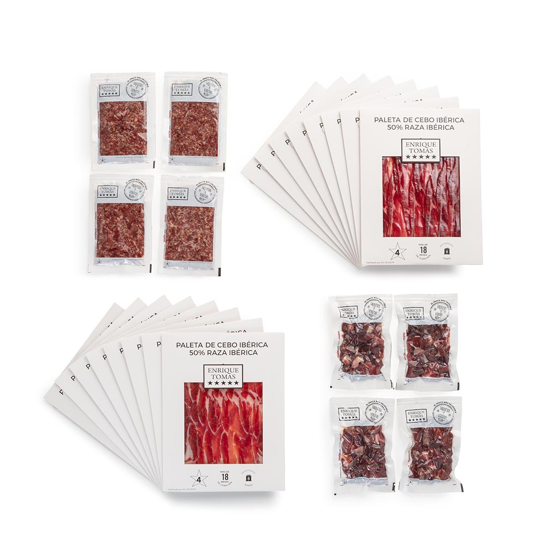 Cebo 50% Iberian Ham Shoulder- Selection | Sliced Ready