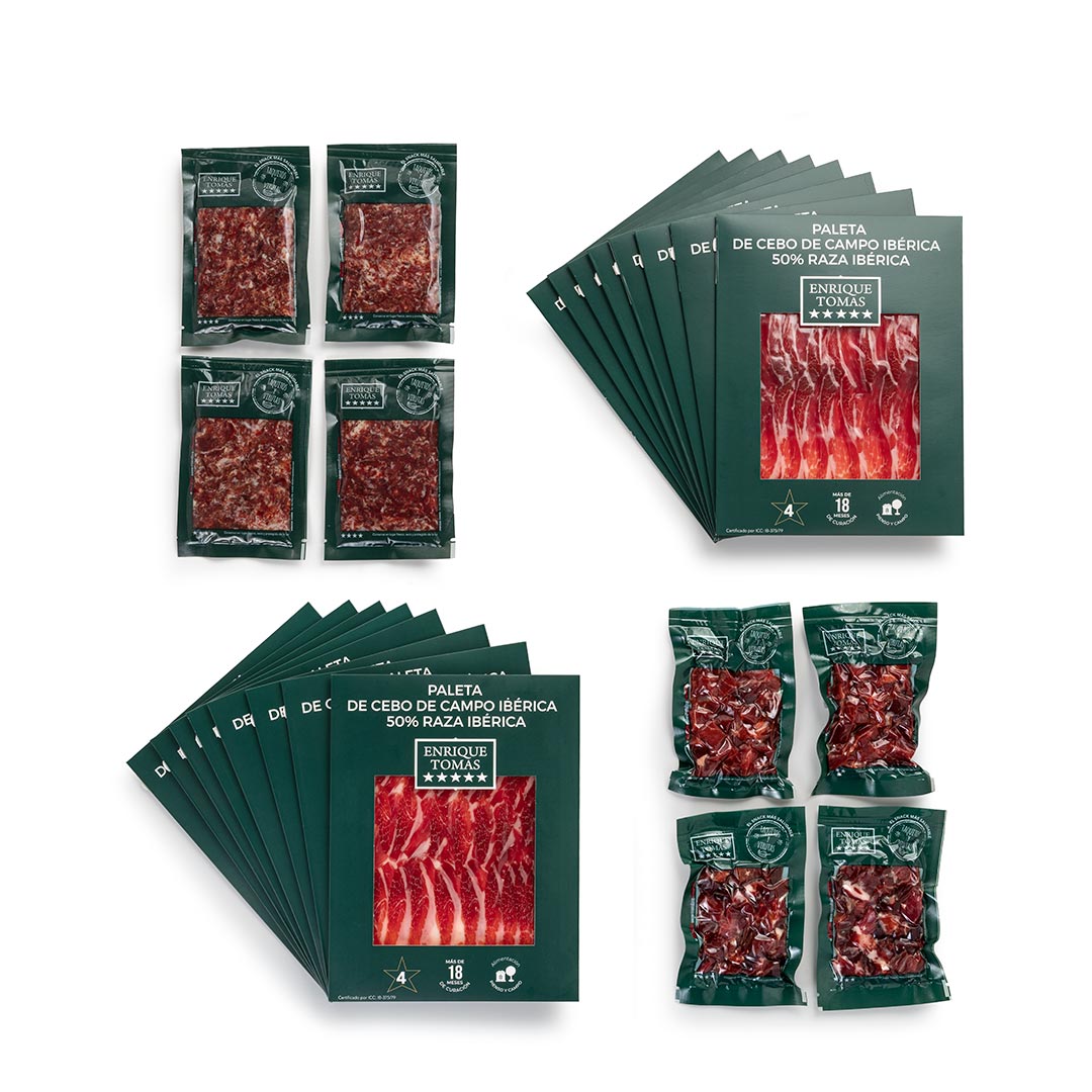 Cebo De Campo 50% Iberian Ham Shoulder - Selection | Sliced Ready