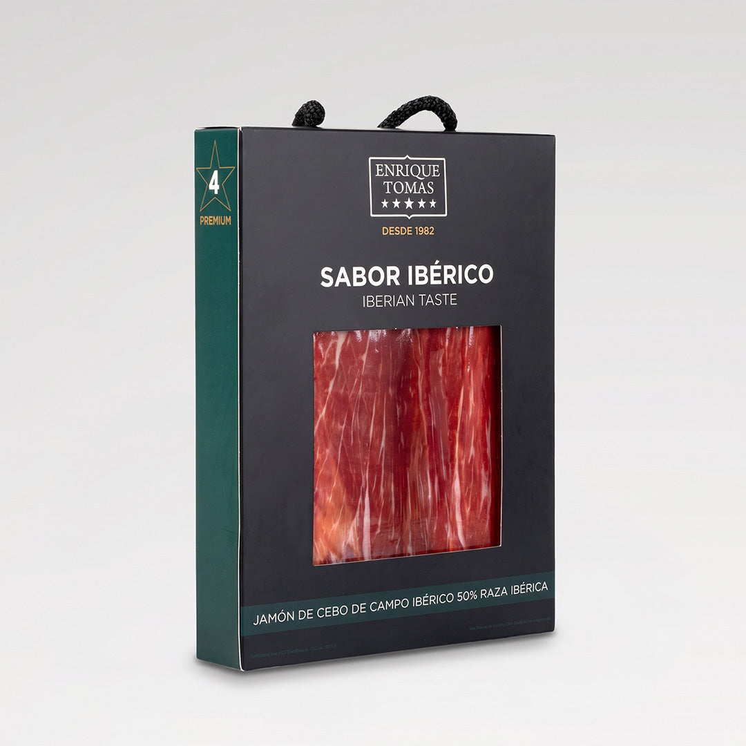 Pack Sabor Ibérico Jamón de Cebo de campo Ibérico 50% Raza Ibérica