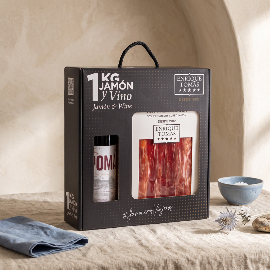PACK Jamón et vin- Épaule de Cebo 50% Ibérique