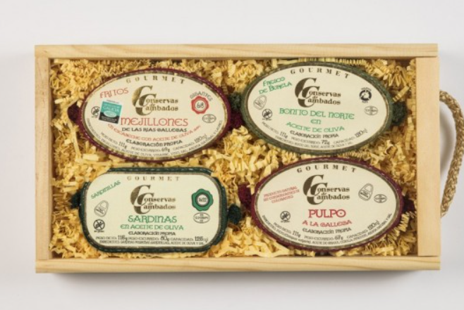 Surtido Conservas Cambados Gourmet 4 Latas