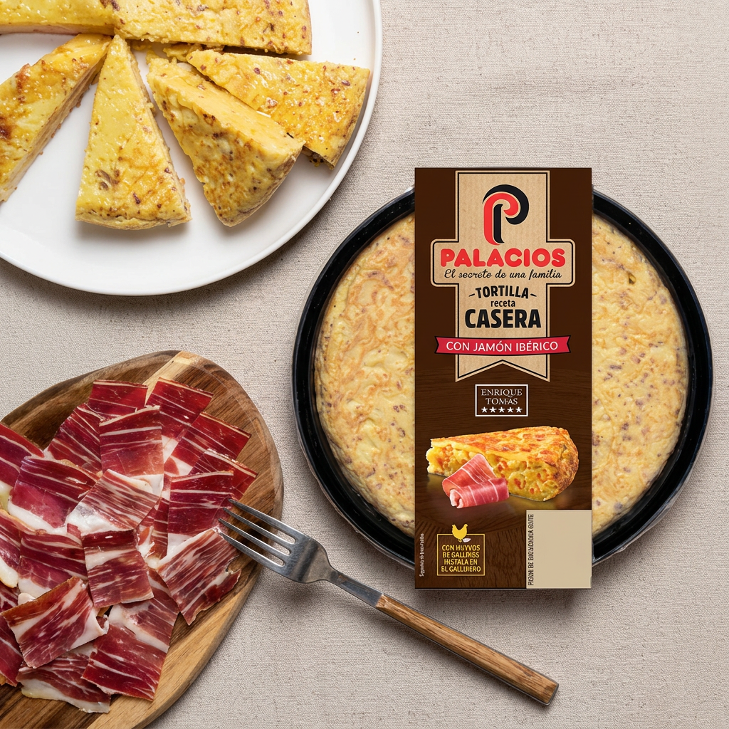 Tortilla de Virutas de Jamón - Palacios