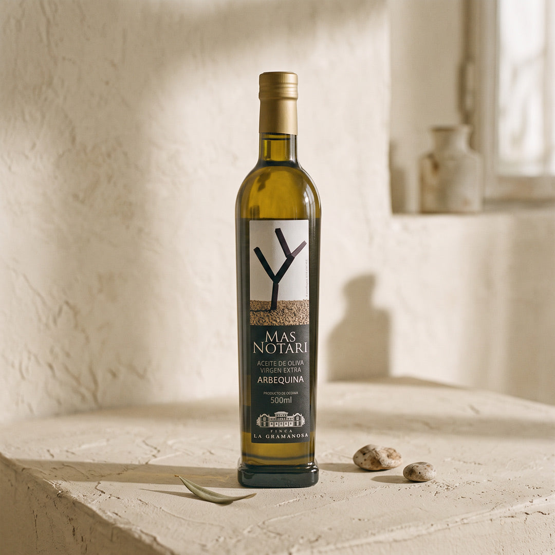 Natives Olivenöl AOVE Mas Notari Arbequina Grandolio  - 500 ml