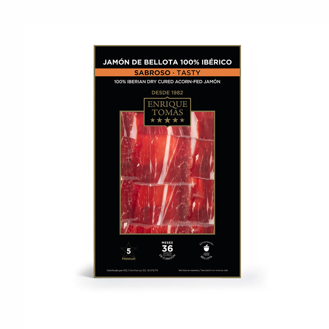 Iberischer 100%  Leckerer Eichelschinken  - Beutel 80 gr