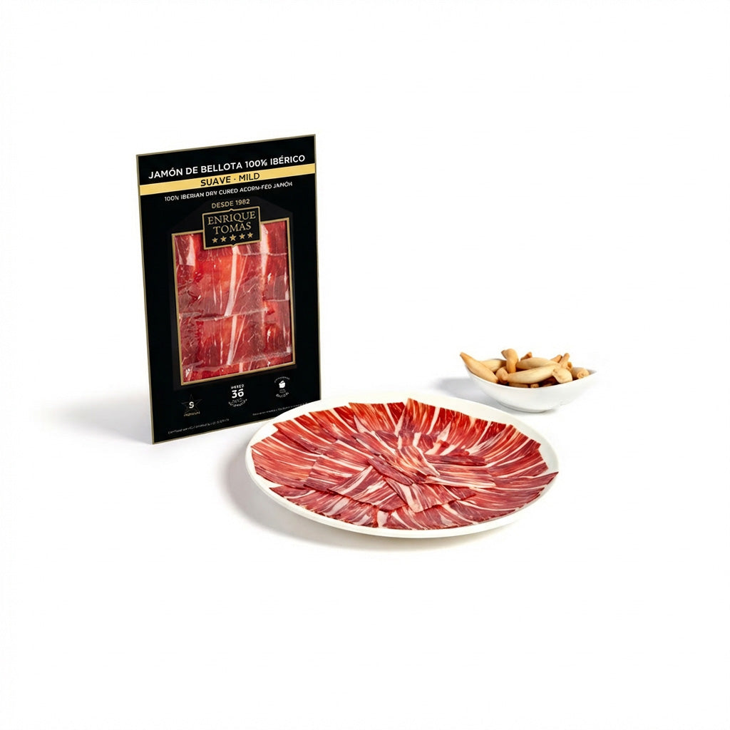 100% Iberian Mild Acorn-fed Ham - Sachet 80 gr