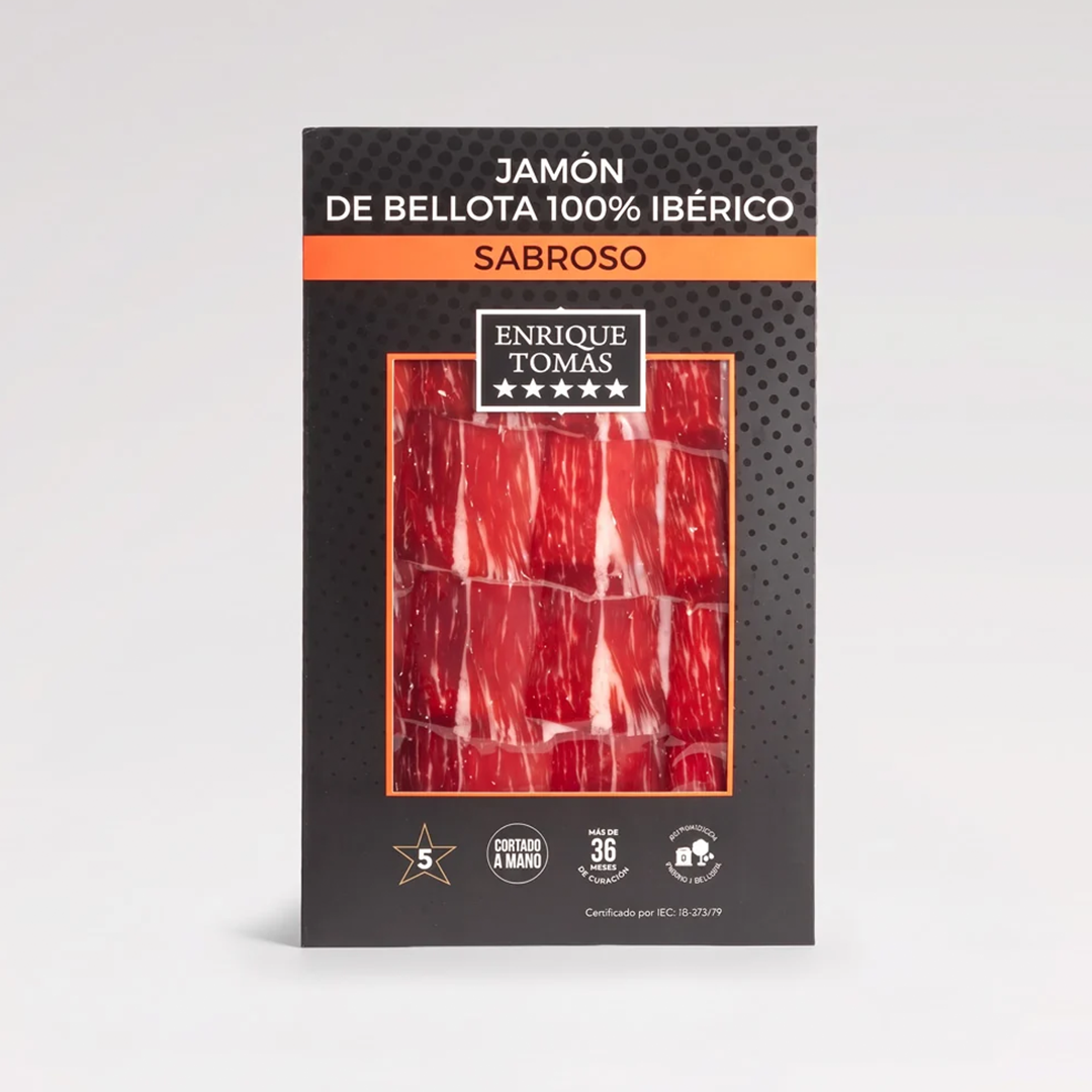 Jamón de Bellota 100% Ibérico Sabroso - Sobre 80 gr