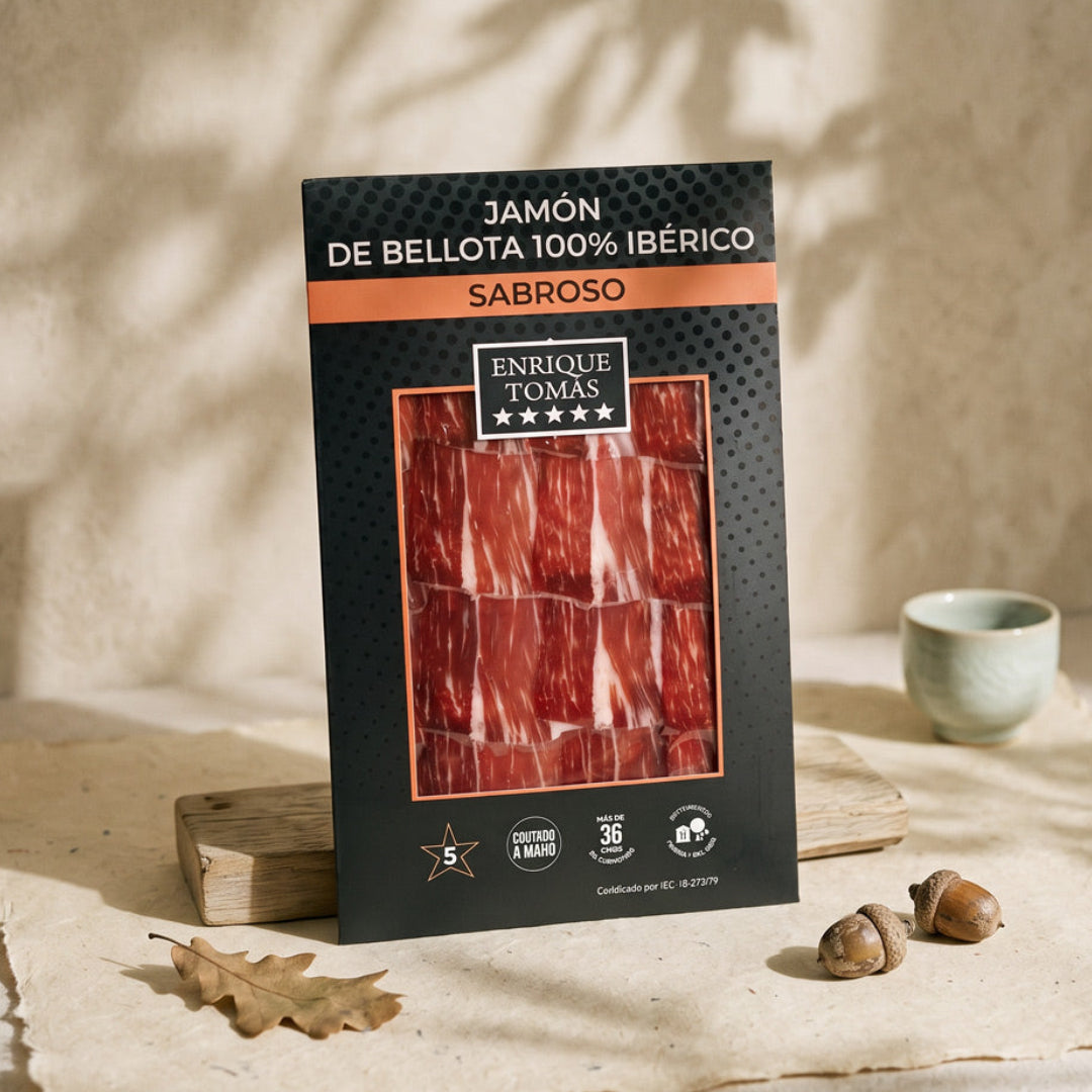 Jambon Bellota 100% Ibérique Savoureux - Sachet 80 gr