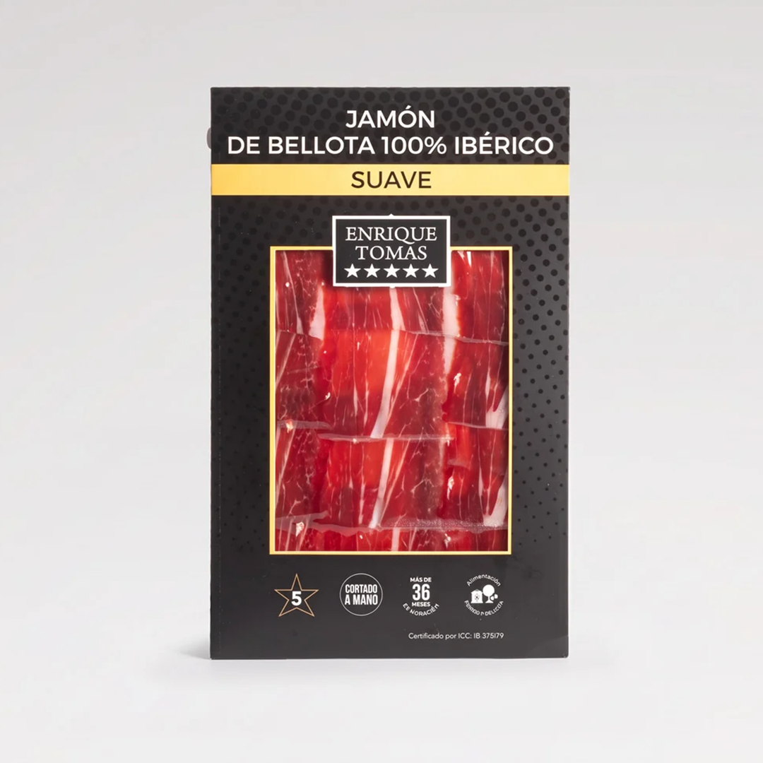 Jamón de Bellota 100% Ibérico Suave - Sobre 80 gr
