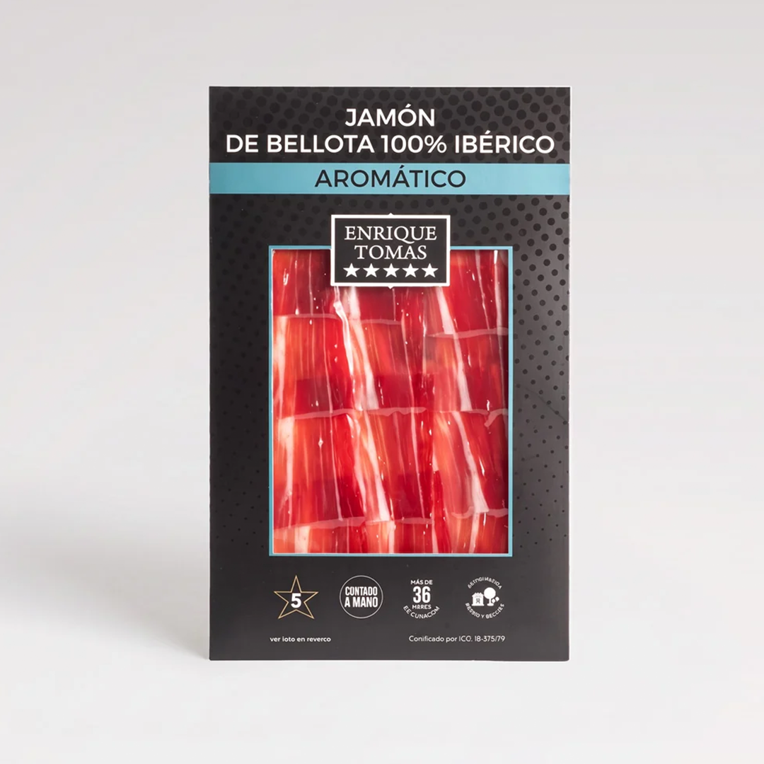 Jamón de Bellota 100% Ibérico Aromático - Sobre 80 gr