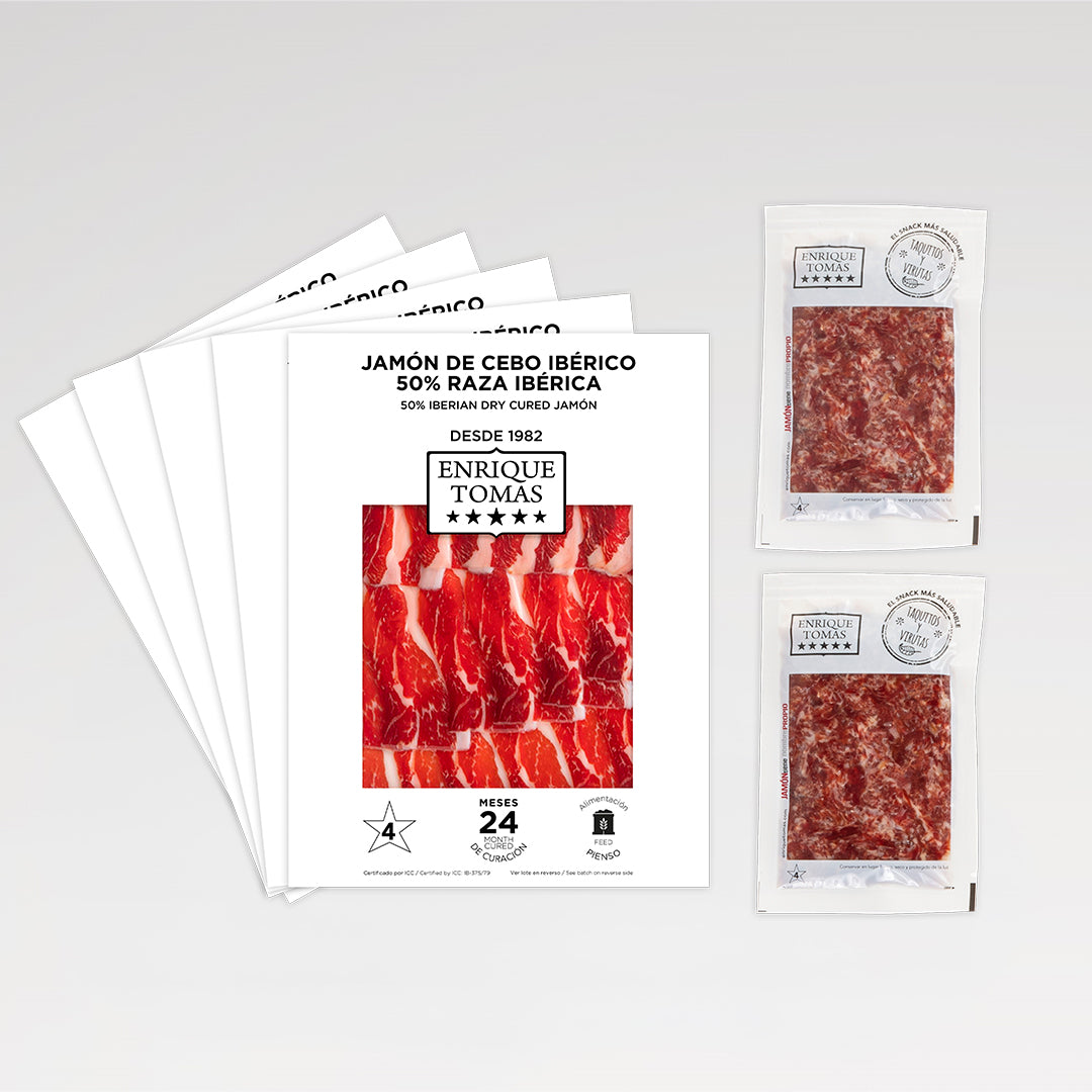 Iberisches Geschmackspaket – Cebo Ibérico Schinken 50% Iberische Rasse
