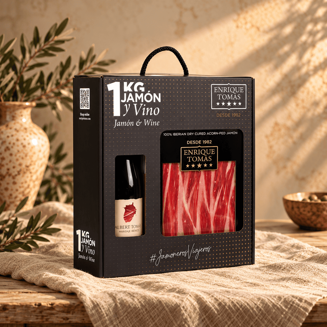 Pack paleta y vino - 5 estrellas premium