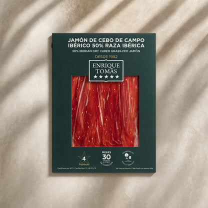 Jamón de Cebo de Campo Ibérico 50% raza Ibérica - Sobre 80gr