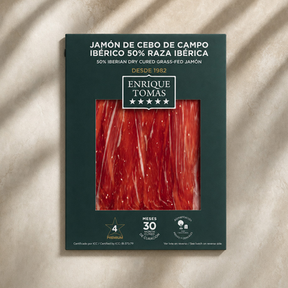Jamón de Cebo de Campo Ibérico 50% raza Ibérica - Sobre 80gr