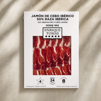 Jamón de Cebo ibérico 50% raza ibérica -  Sobre 80 gr