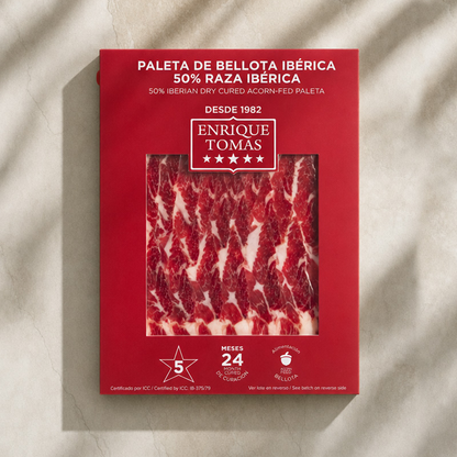 Paleta de Bellota Ibérica 50% raza Ibérica - Sobre 80gr