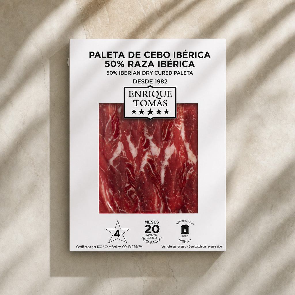 Paleta de cebo Ibérica 50% raza Ibérica - Sobre 80 gr