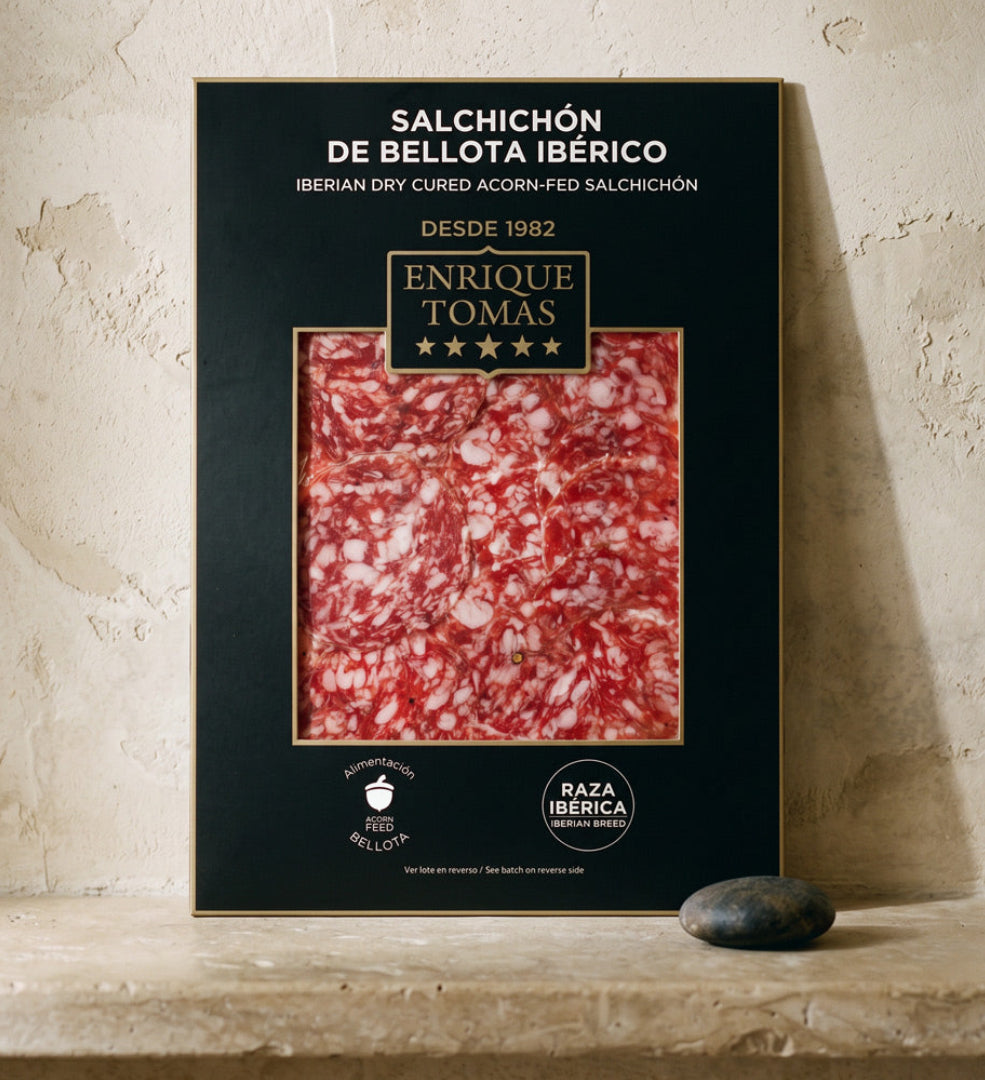 Saucisson 100 % Ibérique au Gland -Goût onctueux- Sachet 80gr