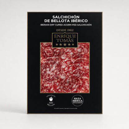 Iberischer 100% Salchichón aus Eichel -Milder Geschmack- – Beutel 80gr