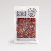 Virutas de Jamón de Cebo ibérico 50% Enrique Tomás (sobre al vacío) fondo gris